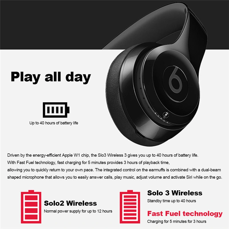 Wireless Bluetooth Earphone Noise-Cancelling Bluetooth Heaphone/Music Headband Headphones