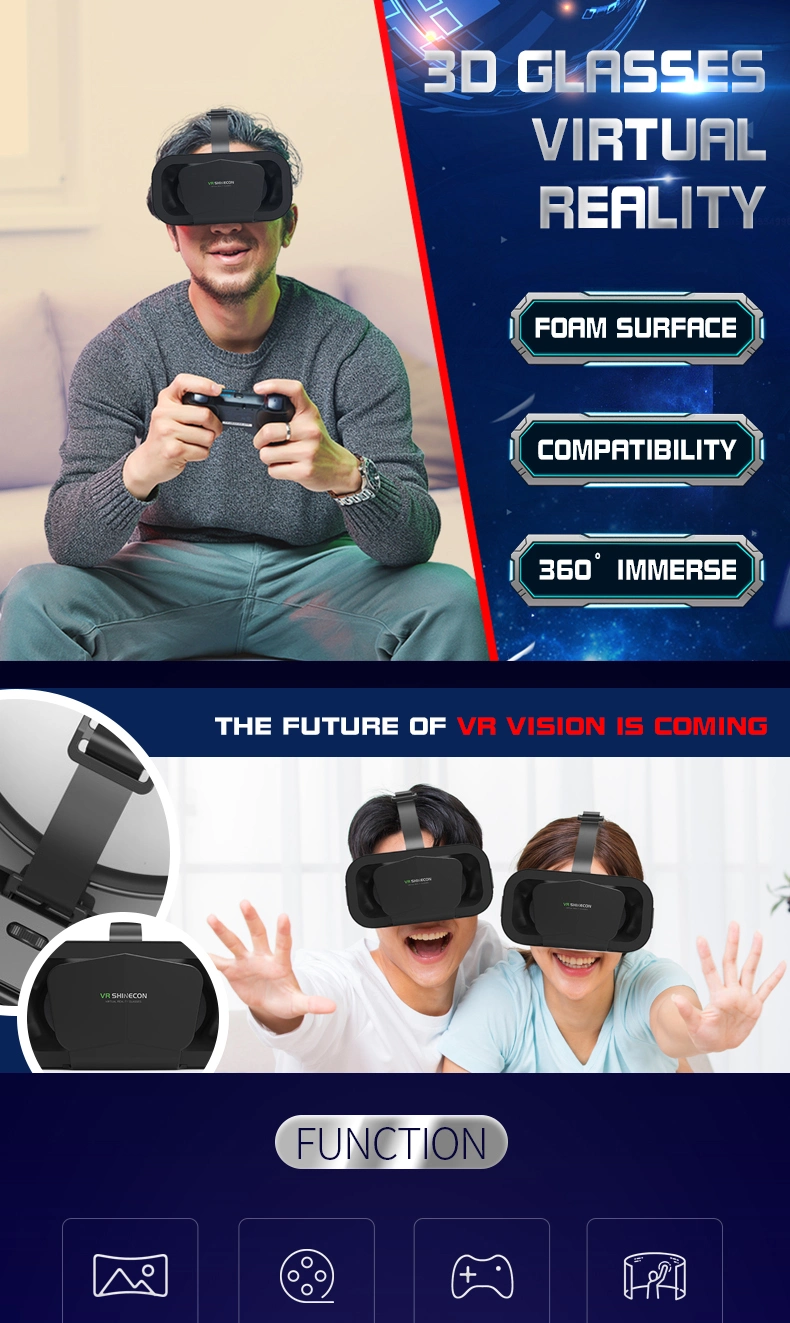 Headset Box Wireless Realidad Virtual Reality 1080P Video 3D Vr Glasses