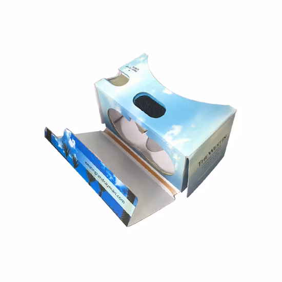 Созданная вручную версия 3D-очков Google для мобильных телефонов, цветная печать VR, Google Cardboard